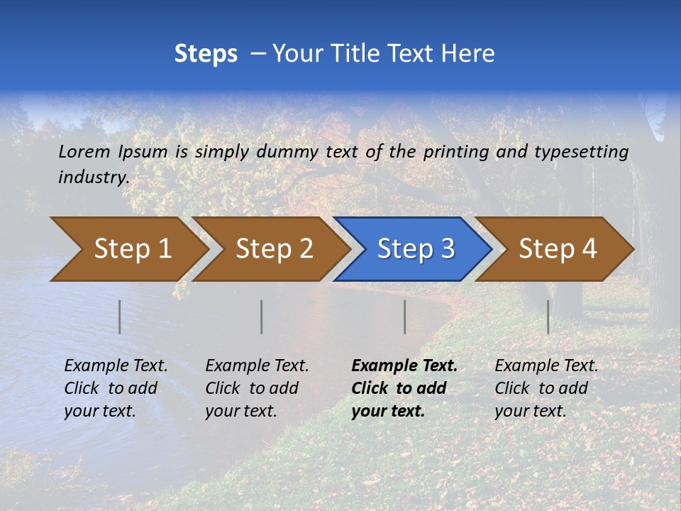Autumn Lakes PowerPoint Template