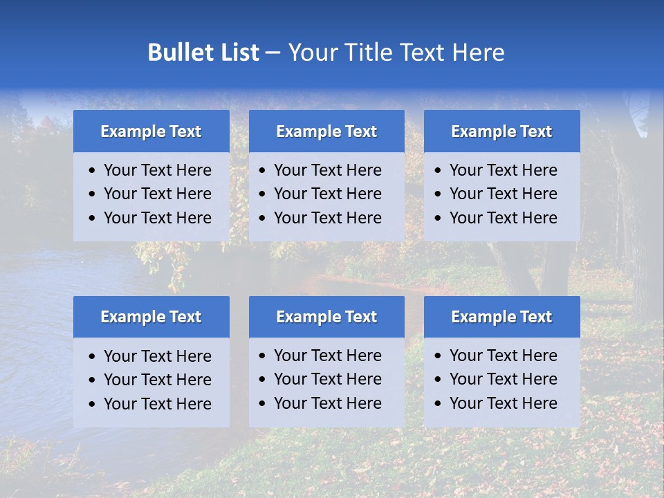 Autumn Lakes PowerPoint Template