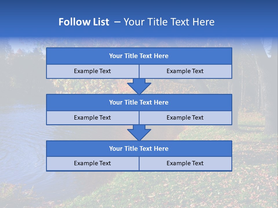 Autumn Lakes PowerPoint Template