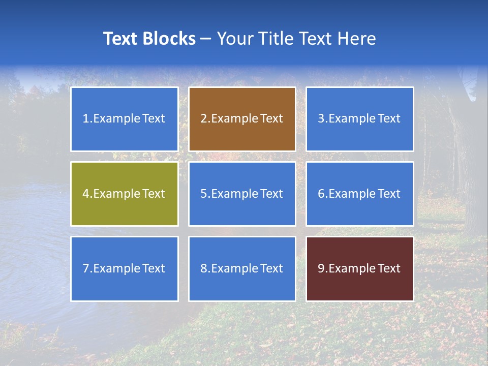 Autumn Lakes PowerPoint Template