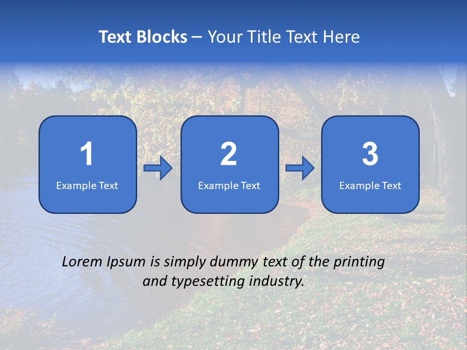 Autumn Lakes PowerPoint Template