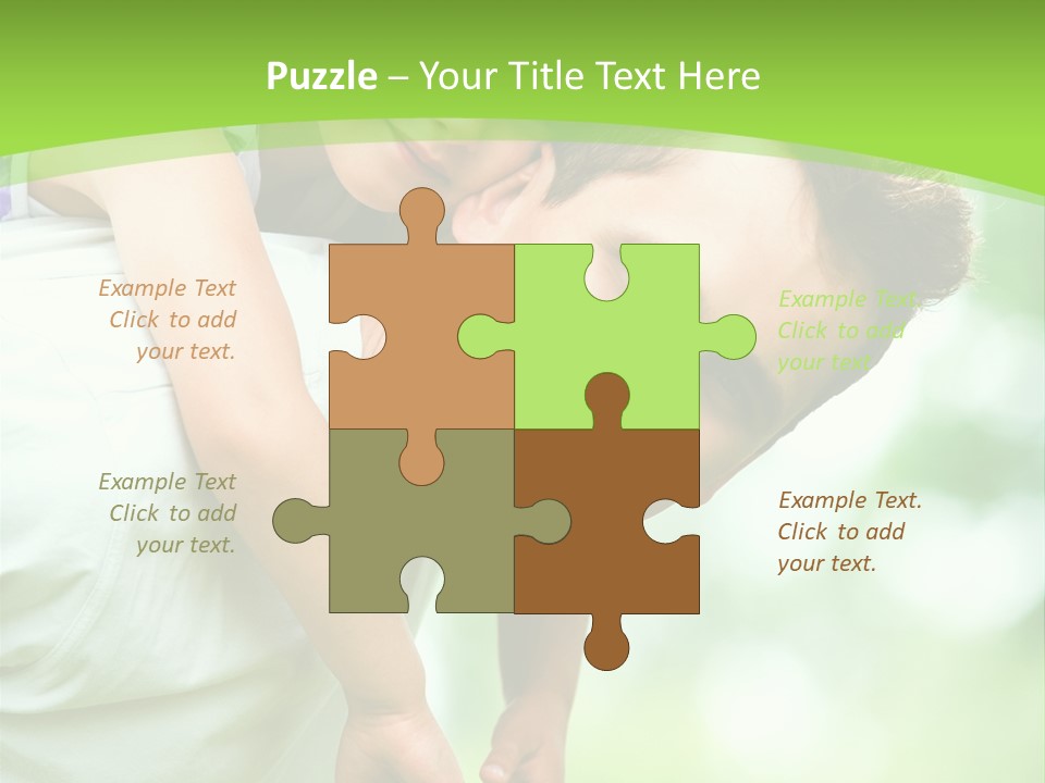 Fathers Day Greetings PowerPoint Template