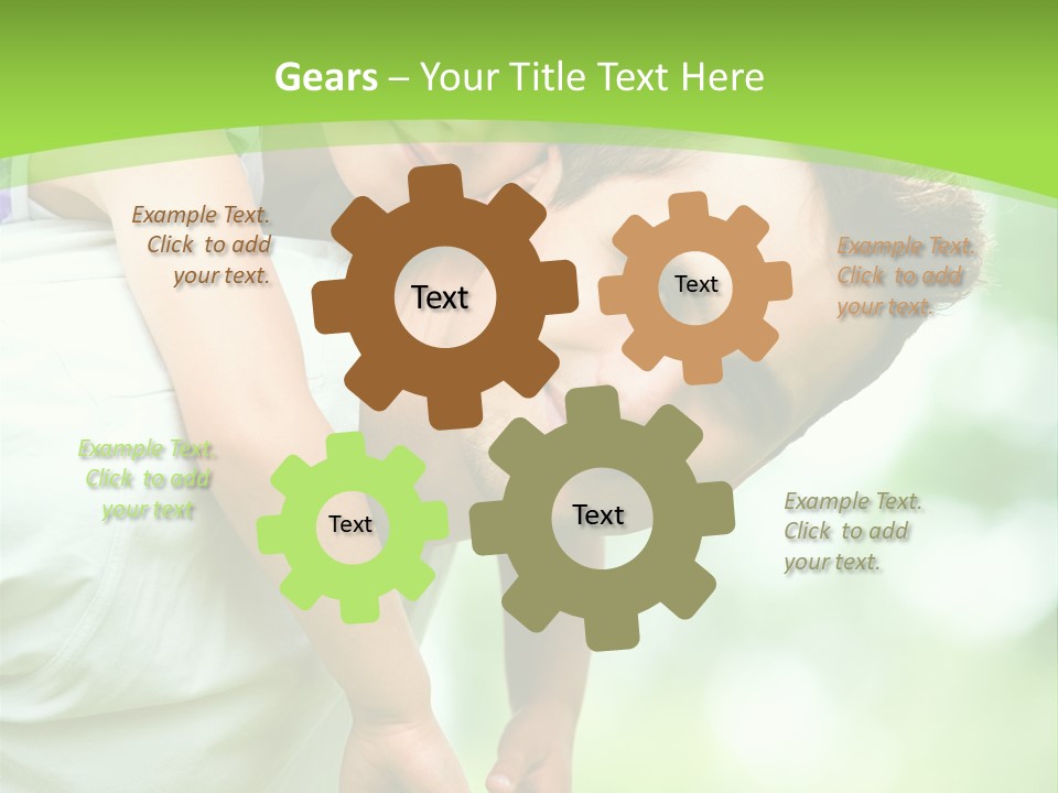 Fathers Day Greetings PowerPoint Template