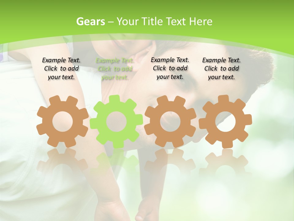 Fathers Day Greetings PowerPoint Template