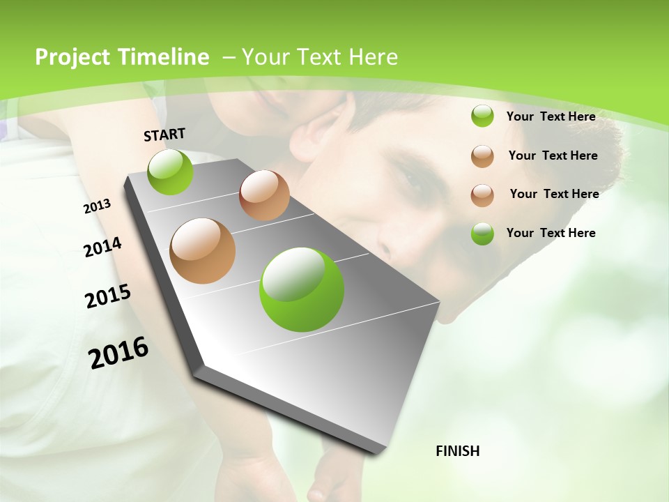 Fathers Day Greetings PowerPoint Template