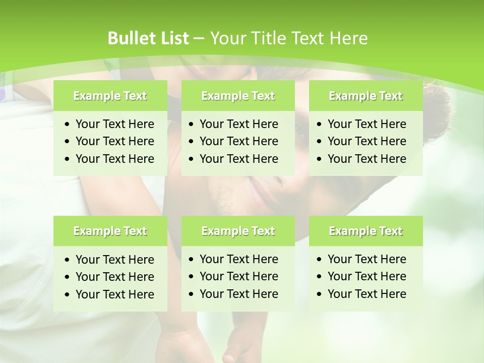 Fathers Day Greetings PowerPoint Template