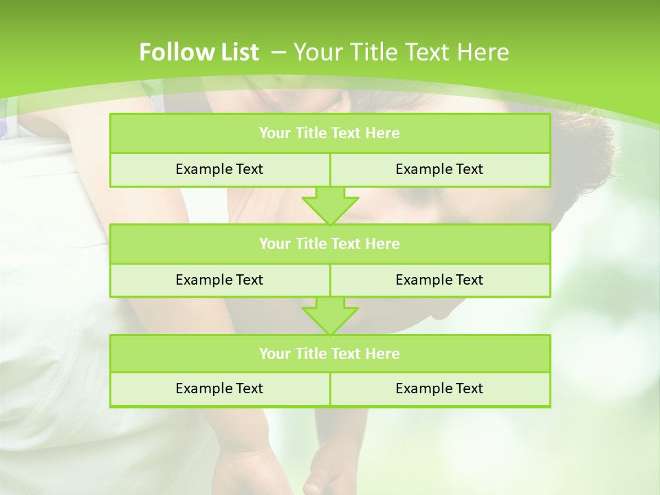 Fathers Day Greetings PowerPoint Template