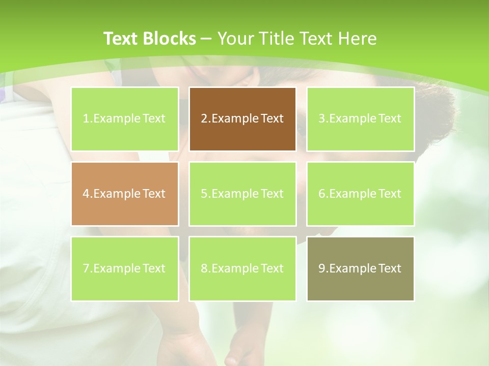 Fathers Day Greetings PowerPoint Template