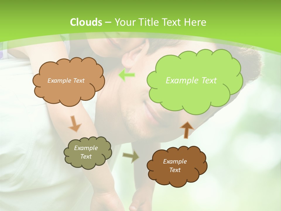 Fathers Day Greetings PowerPoint Template