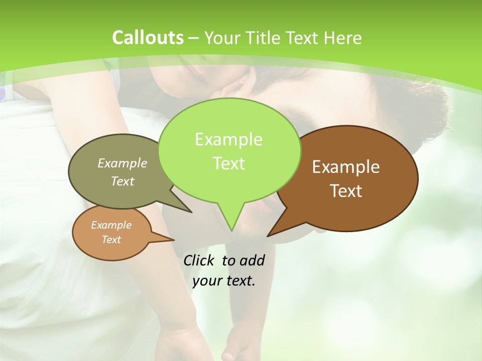 Fathers Day Greetings PowerPoint Template