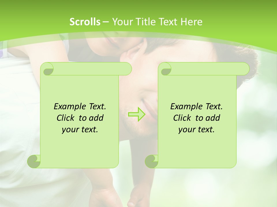 Fathers Day Greetings PowerPoint Template