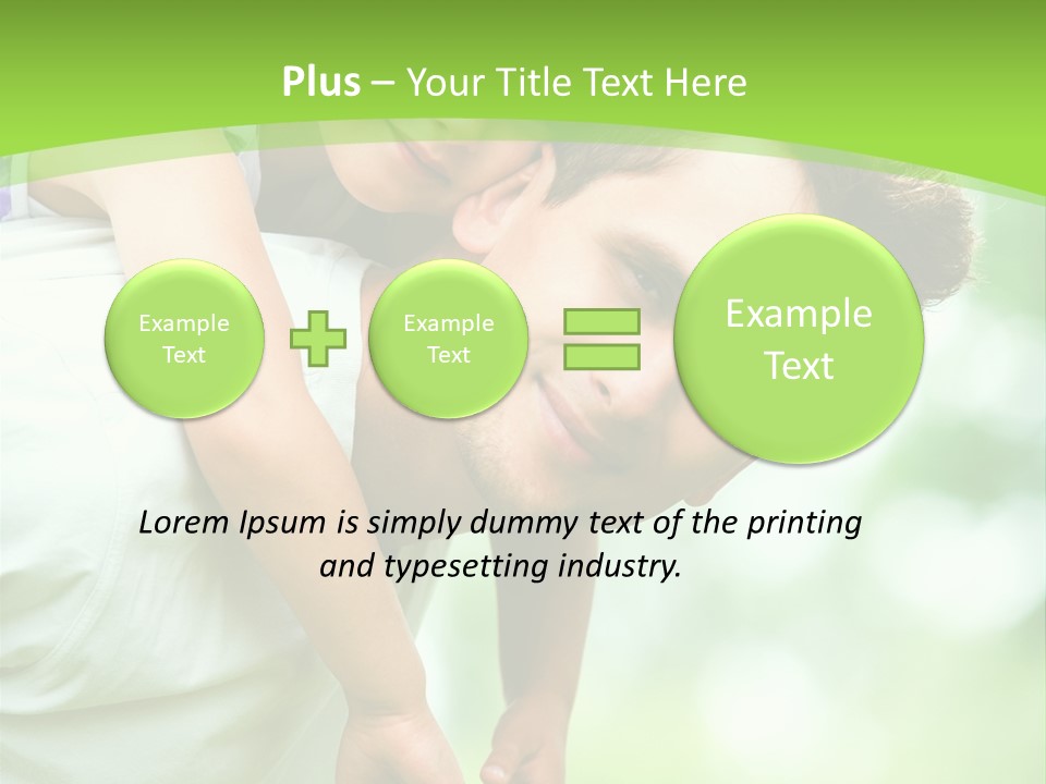 Fathers Day Greetings PowerPoint Template