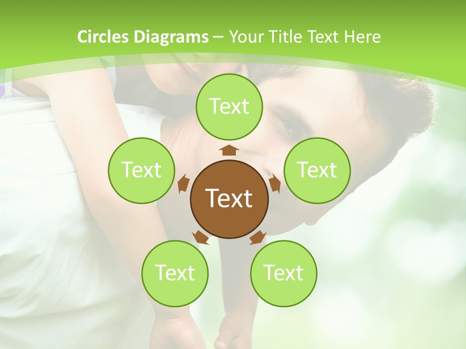 Fathers Day Greetings PowerPoint Template