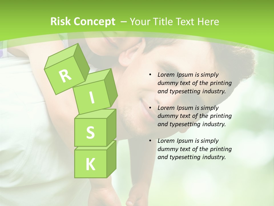 Fathers Day Greetings PowerPoint Template