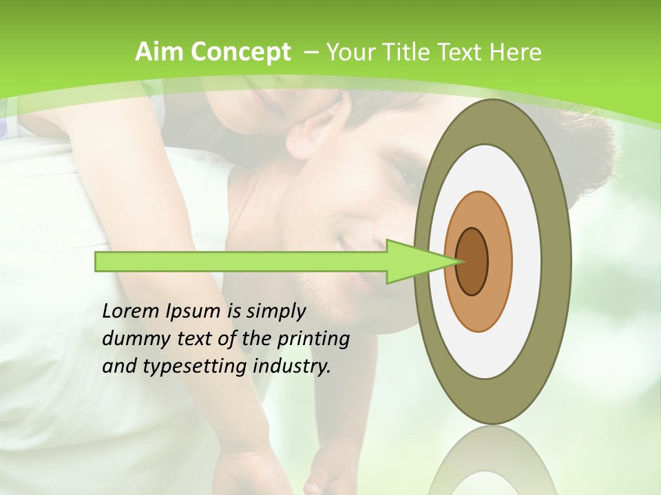 Fathers Day Greetings PowerPoint Template