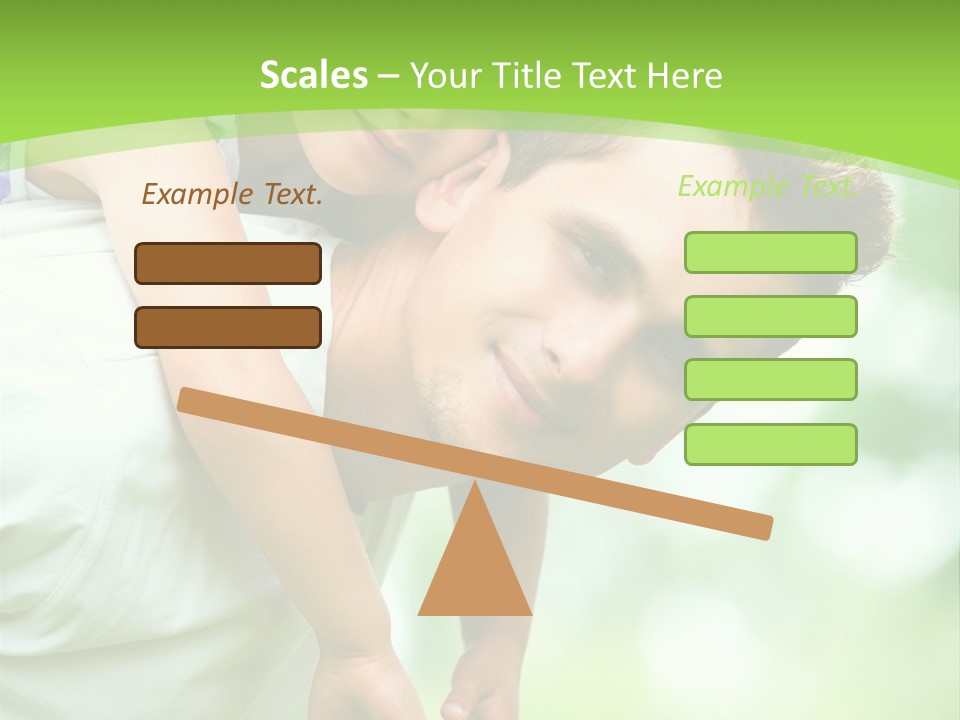 Fathers Day Greetings PowerPoint Template