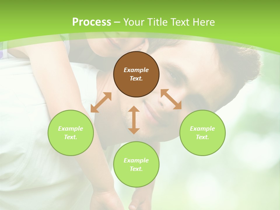 Fathers Day Greetings PowerPoint Template