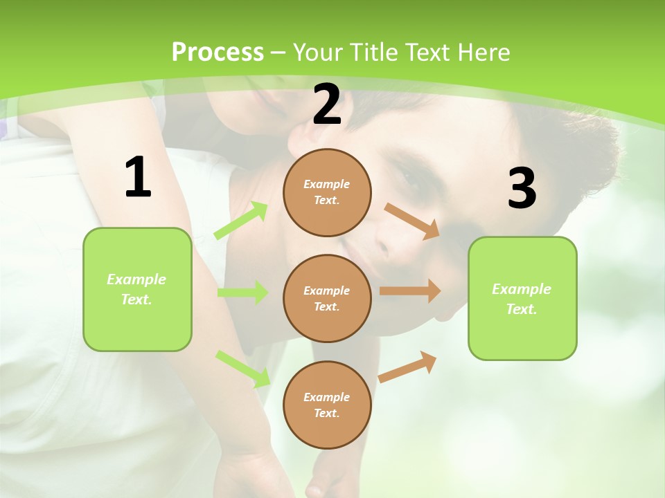 Fathers Day Greetings PowerPoint Template