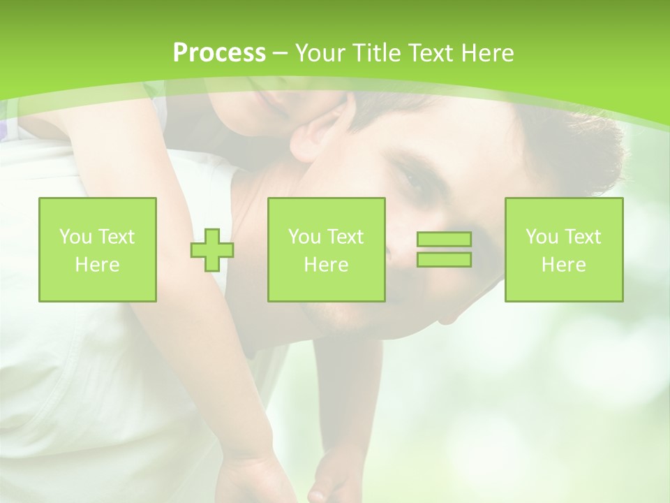 Fathers Day Greetings PowerPoint Template