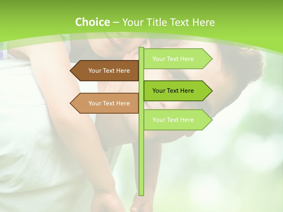 Fathers Day Greetings PowerPoint Template