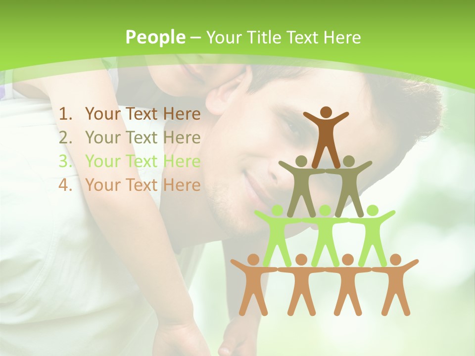 Fathers Day Greetings PowerPoint Template