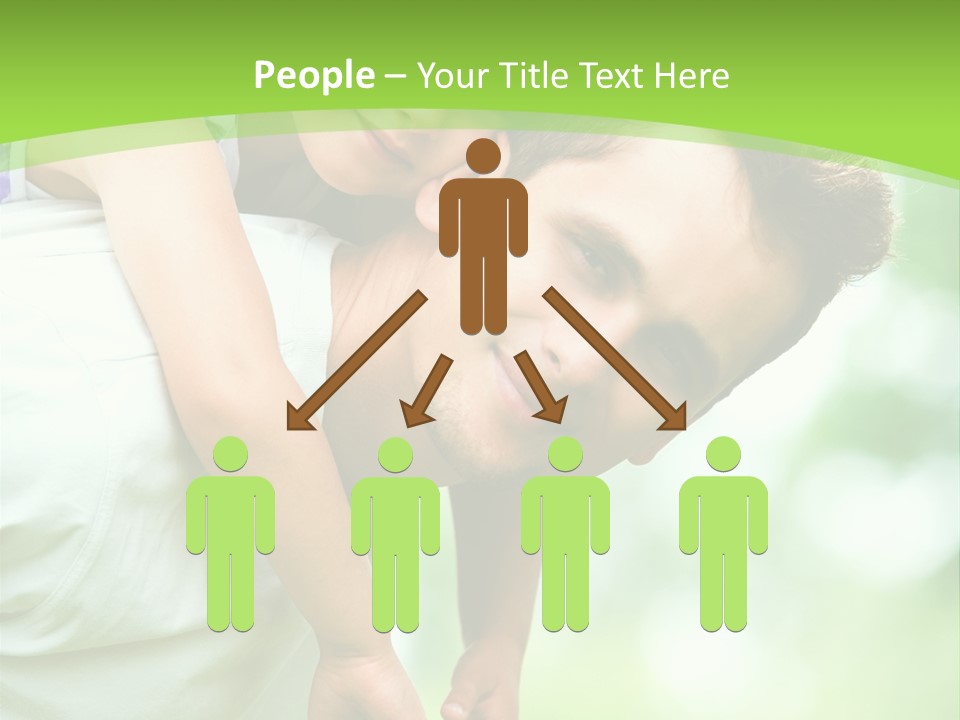 Fathers Day Greetings PowerPoint Template