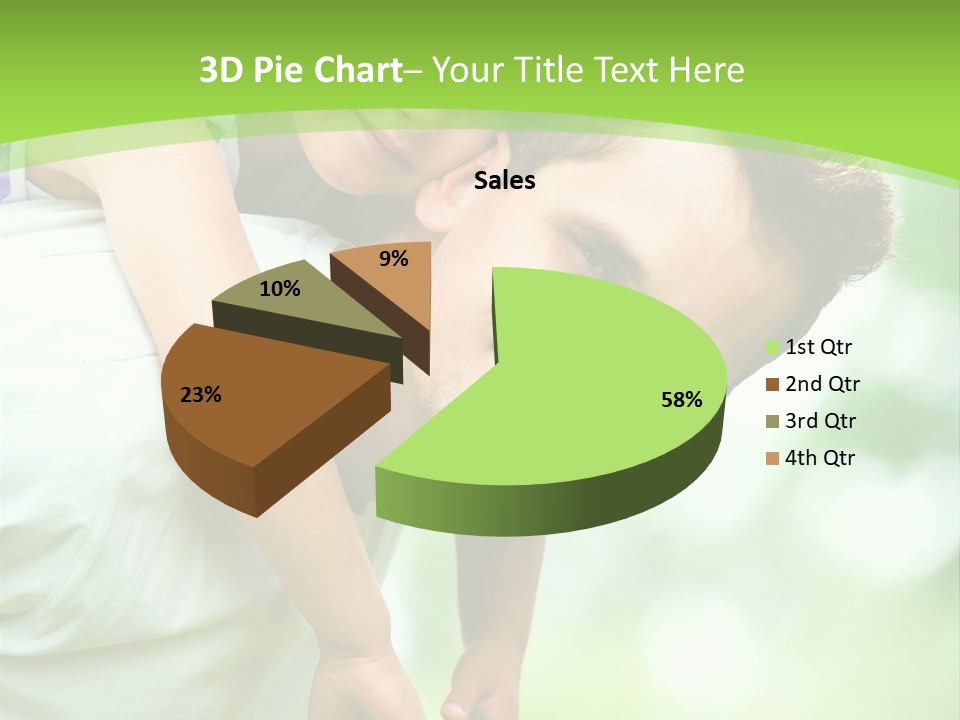 Fathers Day Greetings PowerPoint Template