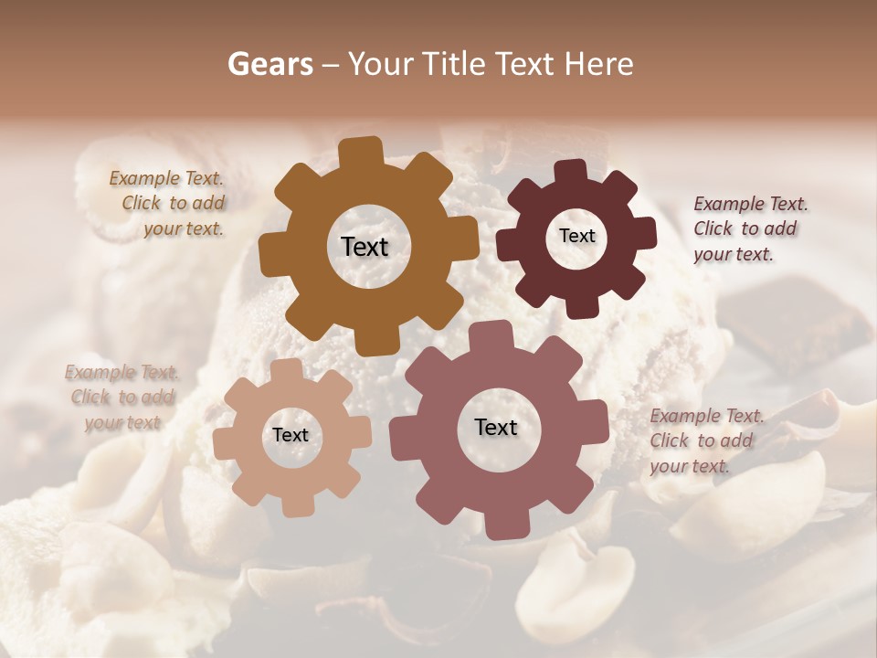Chocolate Ice Cream PowerPoint Template
