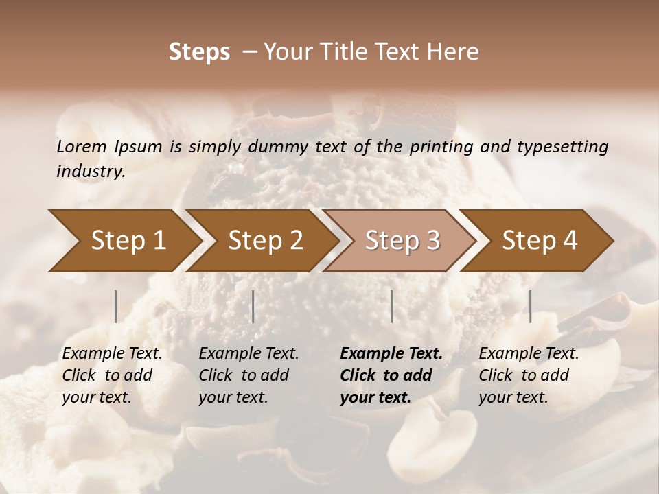 Chocolate Ice Cream PowerPoint Template