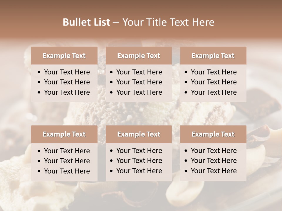 Chocolate Ice Cream PowerPoint Template