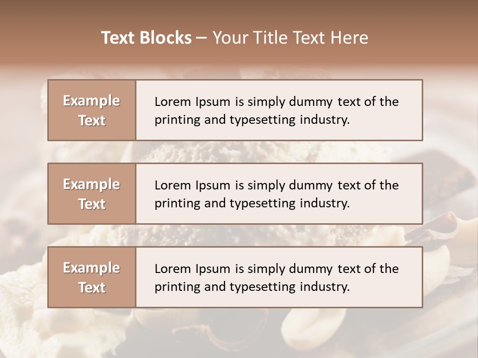 Chocolate Ice Cream PowerPoint Template