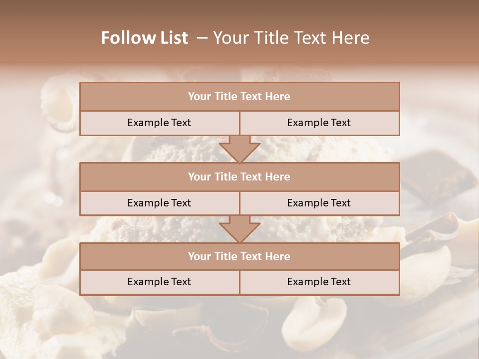 Chocolate Ice Cream PowerPoint Template