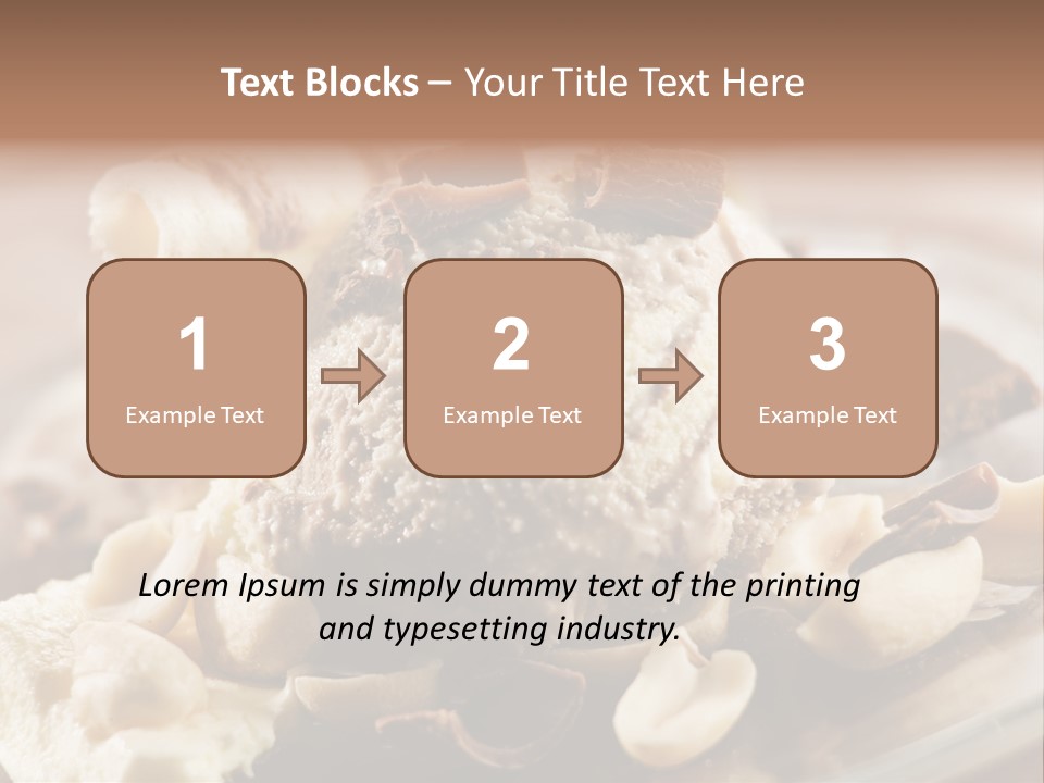 Chocolate Ice Cream PowerPoint Template