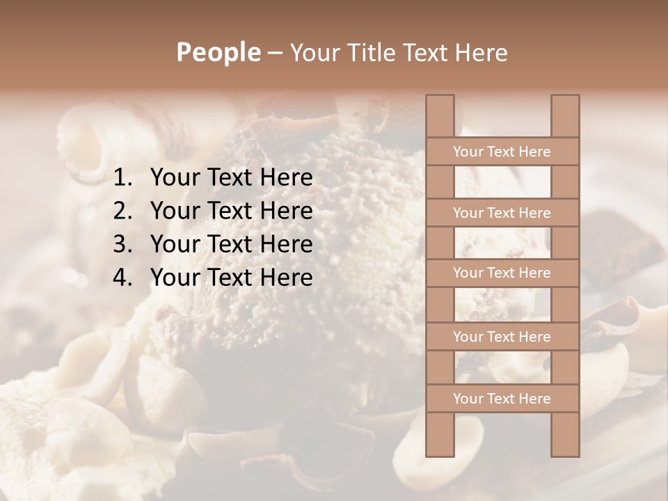 Chocolate Ice Cream PowerPoint Template
