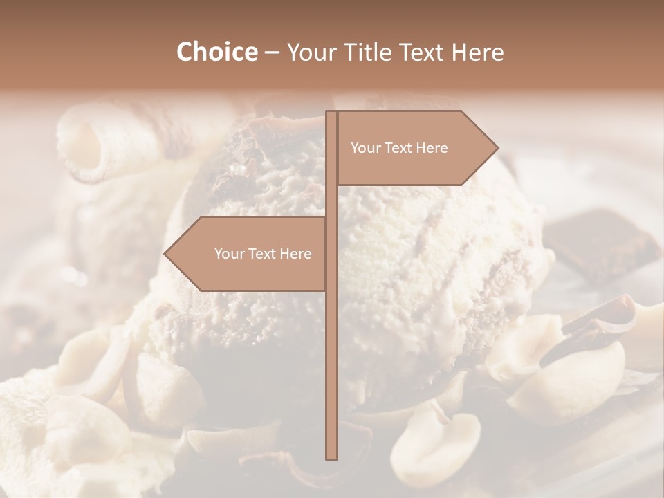Chocolate Ice Cream PowerPoint Template