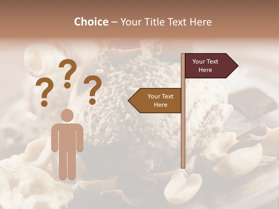 Chocolate Ice Cream PowerPoint Template