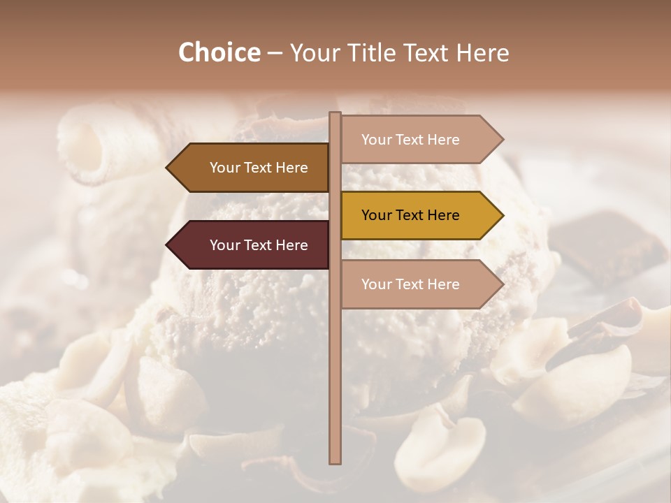 Chocolate Ice Cream PowerPoint Template
