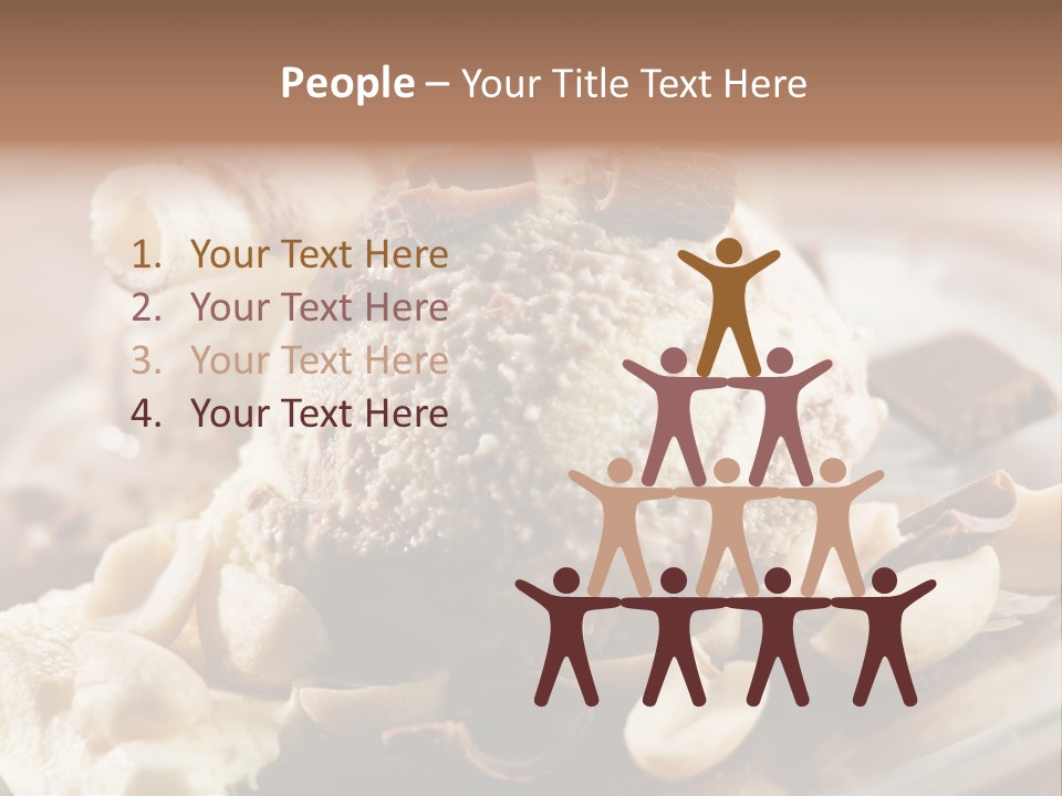 Chocolate Ice Cream PowerPoint Template