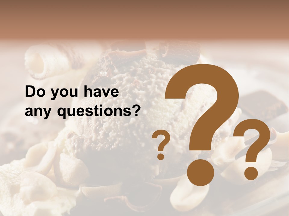 Chocolate Ice Cream PowerPoint Template