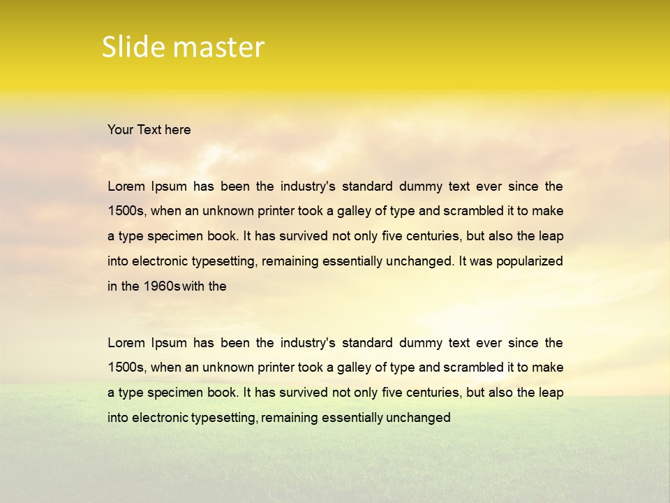 Natures Beauty PowerPoint Template