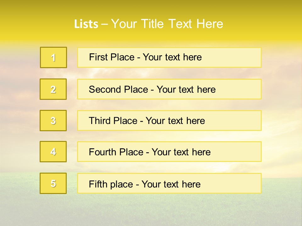 Natures Beauty PowerPoint Template