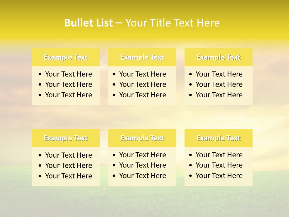 Natures Beauty PowerPoint Template