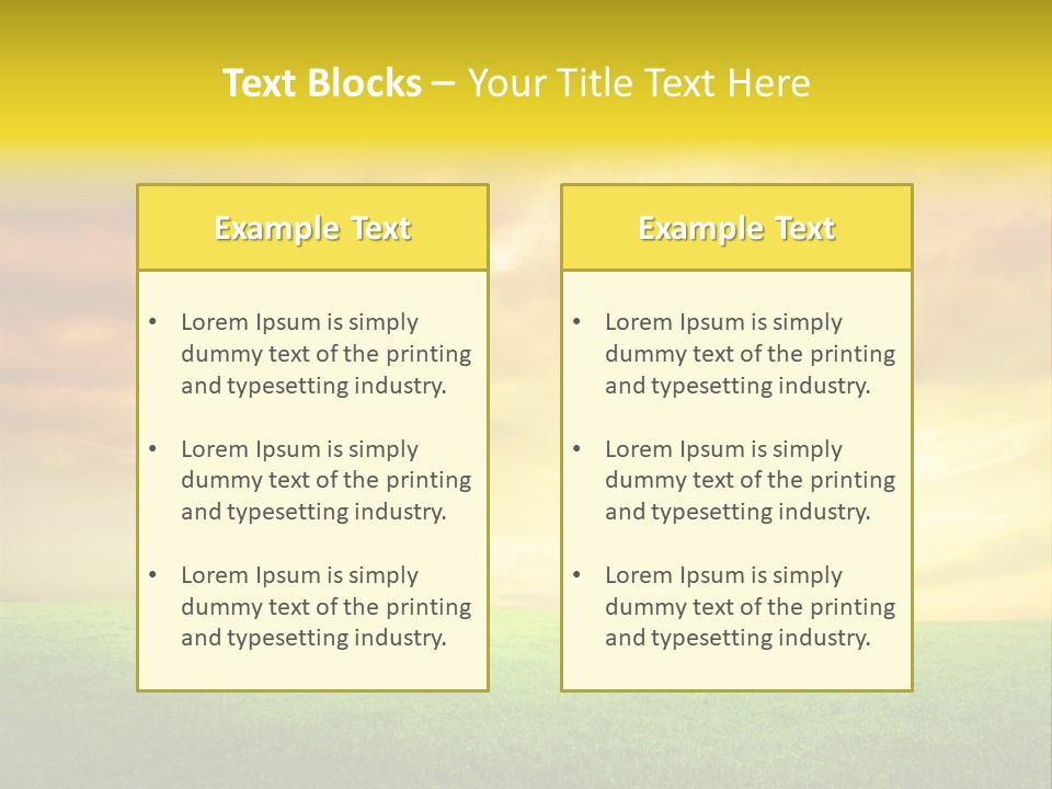 Natures Beauty PowerPoint Template