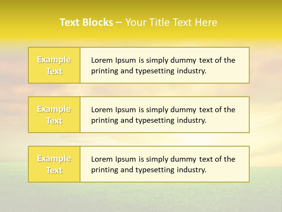 Natures Beauty PowerPoint Template