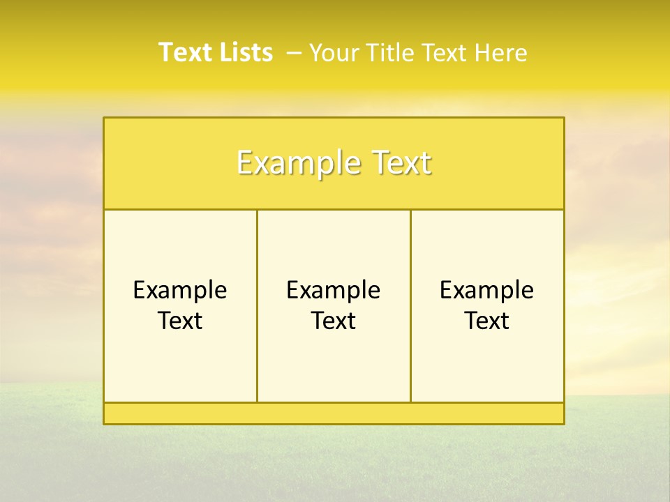 Natures Beauty PowerPoint Template