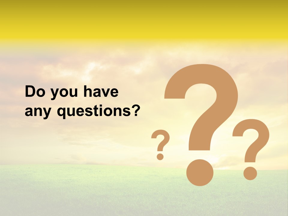 Natures Beauty PowerPoint Template