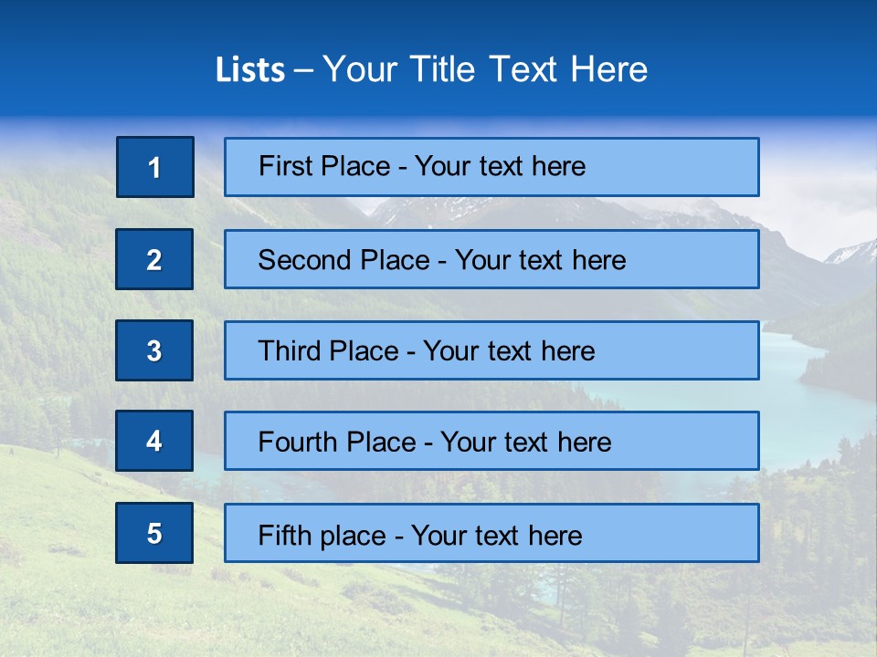 Hd Nature Desktop PowerPoint Template