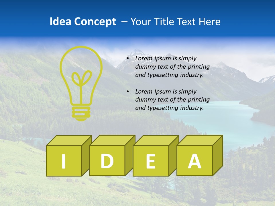 Hd Nature Desktop PowerPoint Template