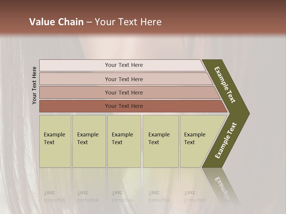 Model Hairstyle People PowerPoint Template