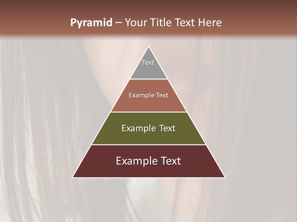 Model Hairstyle People PowerPoint Template